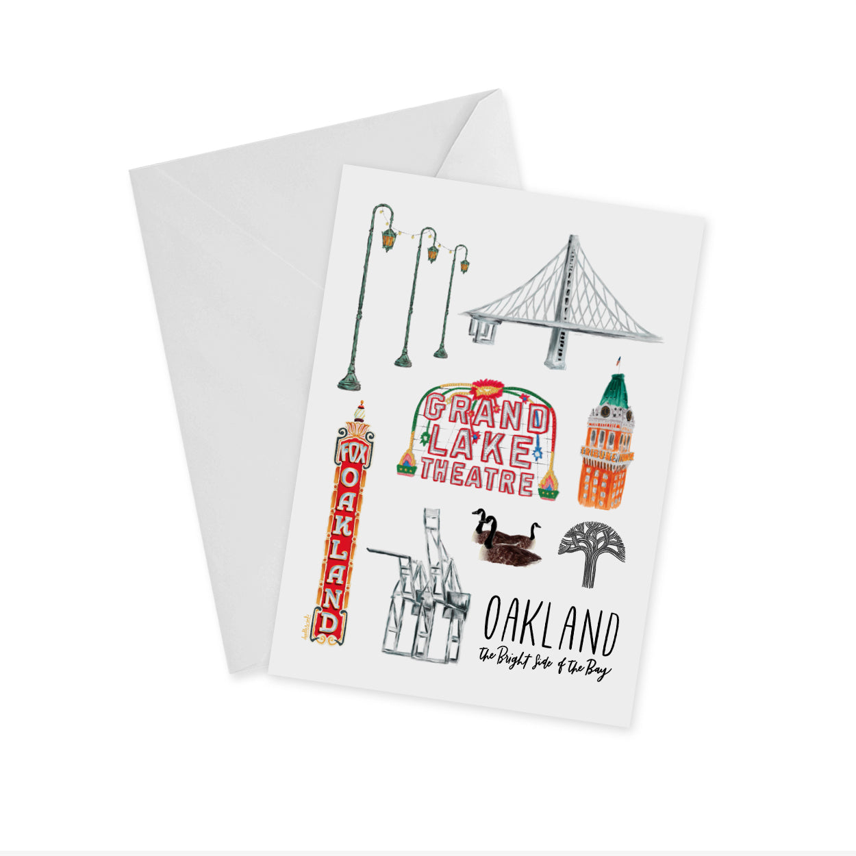 Oakland Collage Notecard