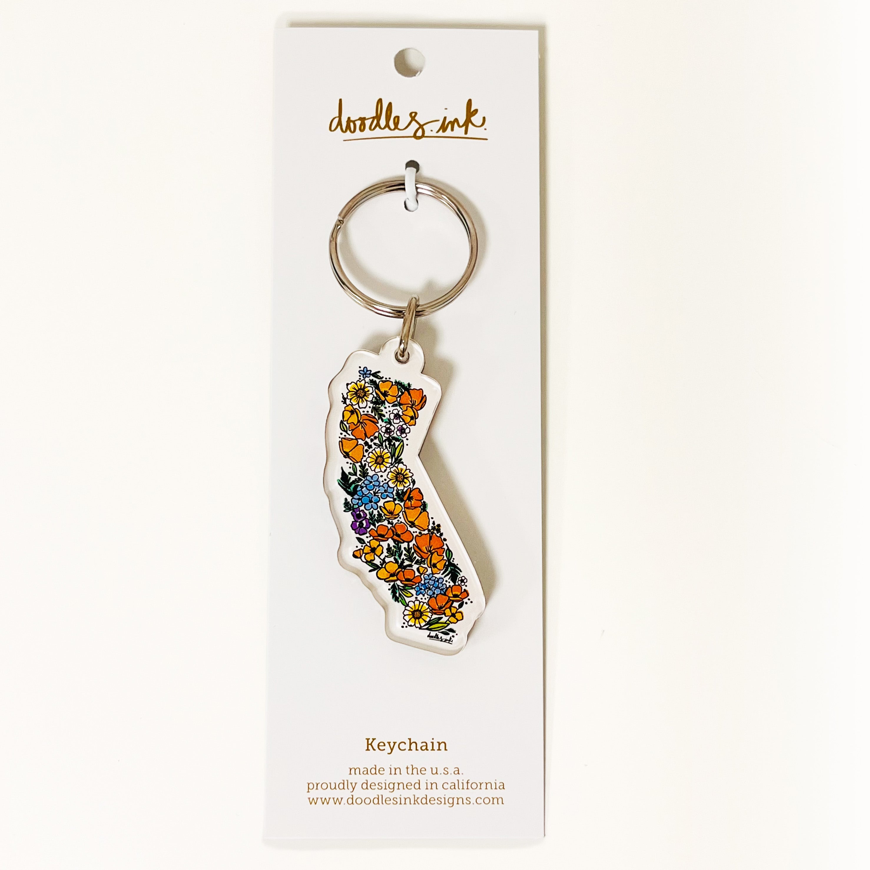 California State Wildflower Keychain