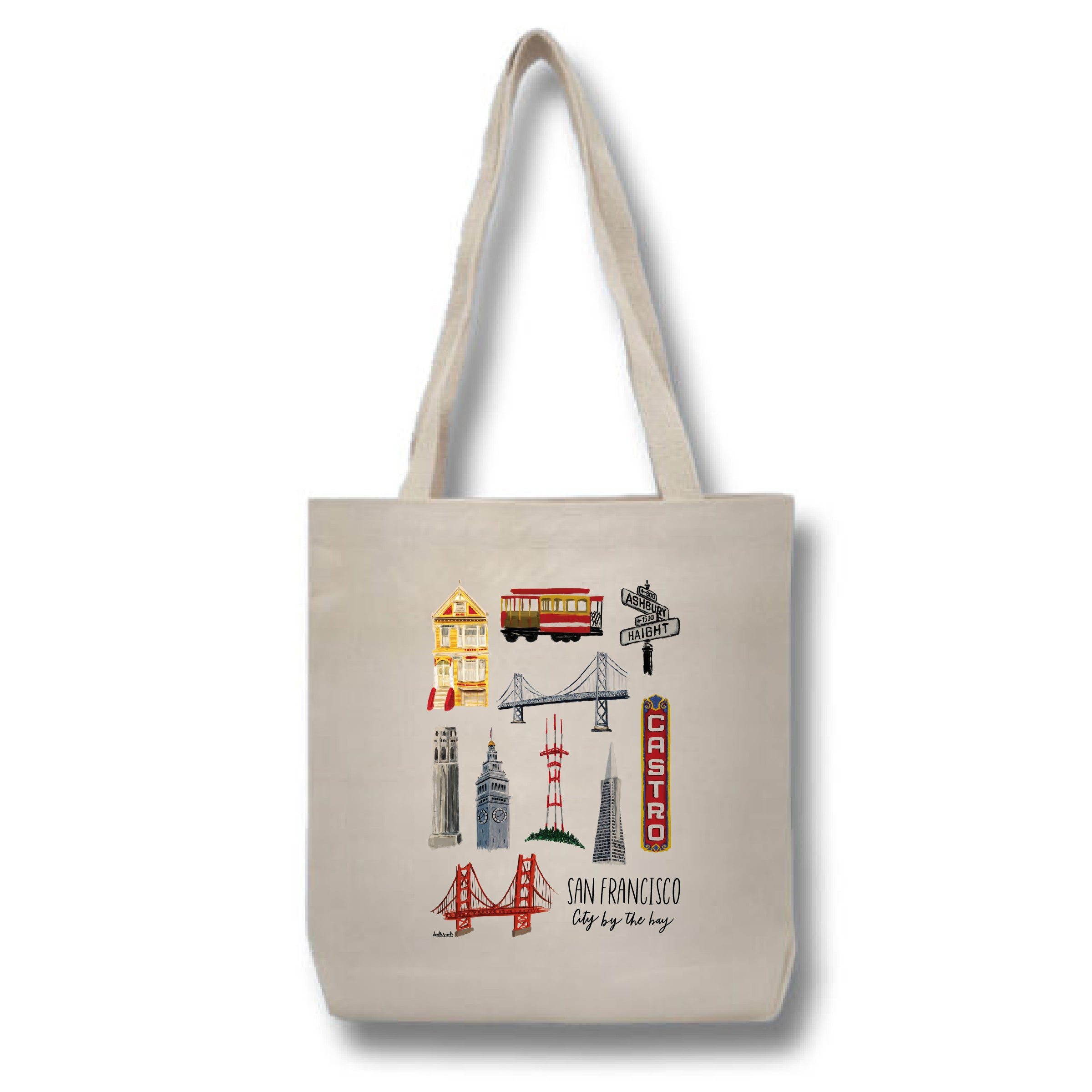 San Francisco Collage Tote Bag