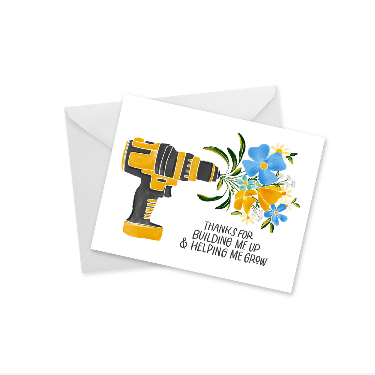 Build Me Up & Help Me Grow - Notecard