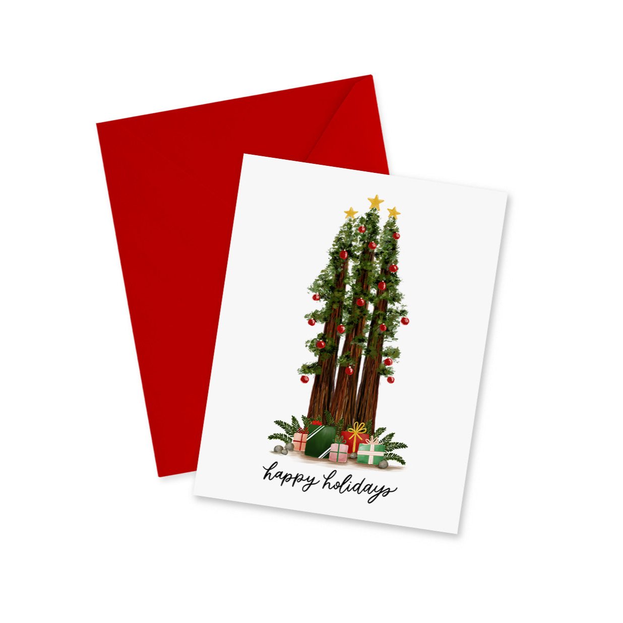Redwood Holiday Greeting Card