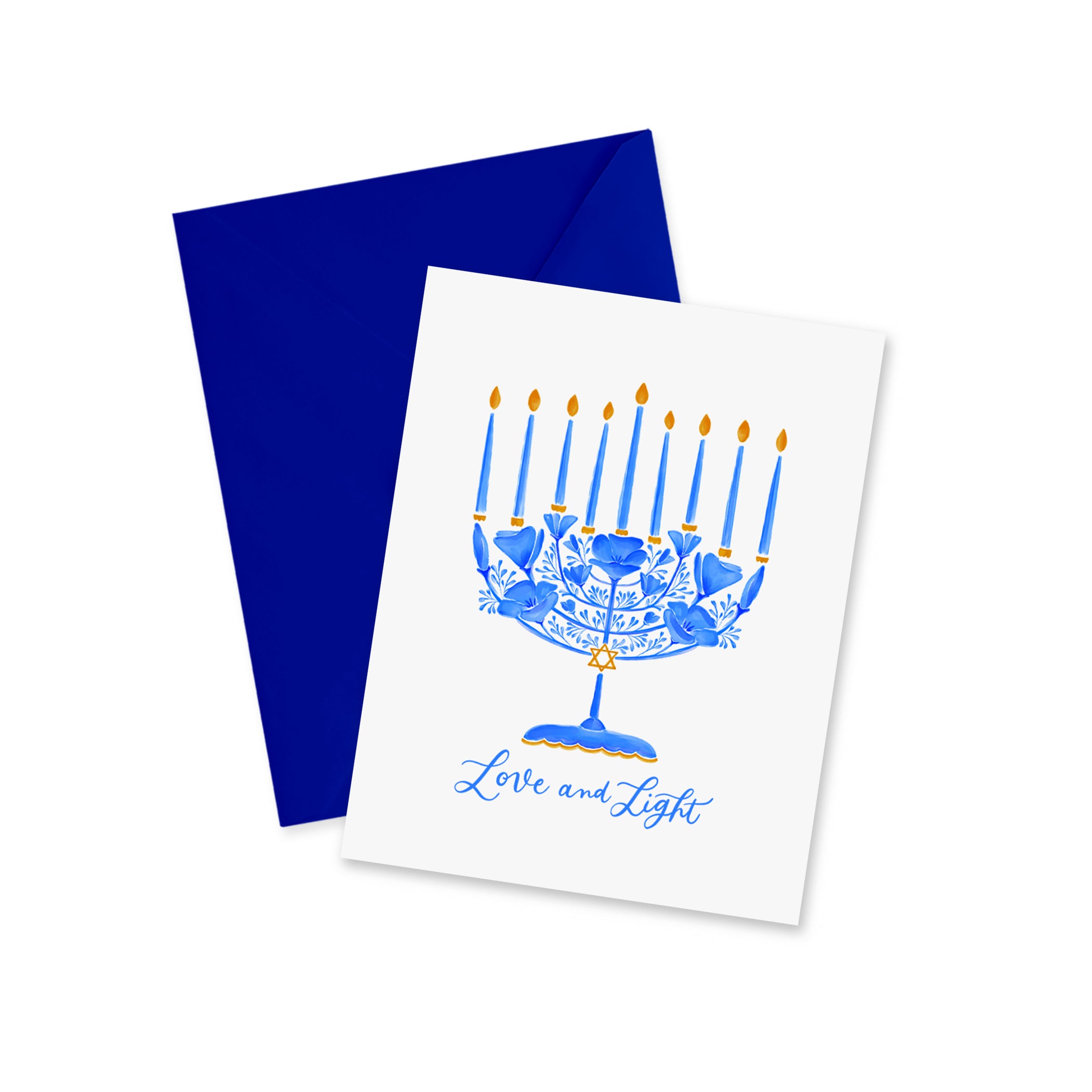 Love and Light Hanukkah Greeting Card
