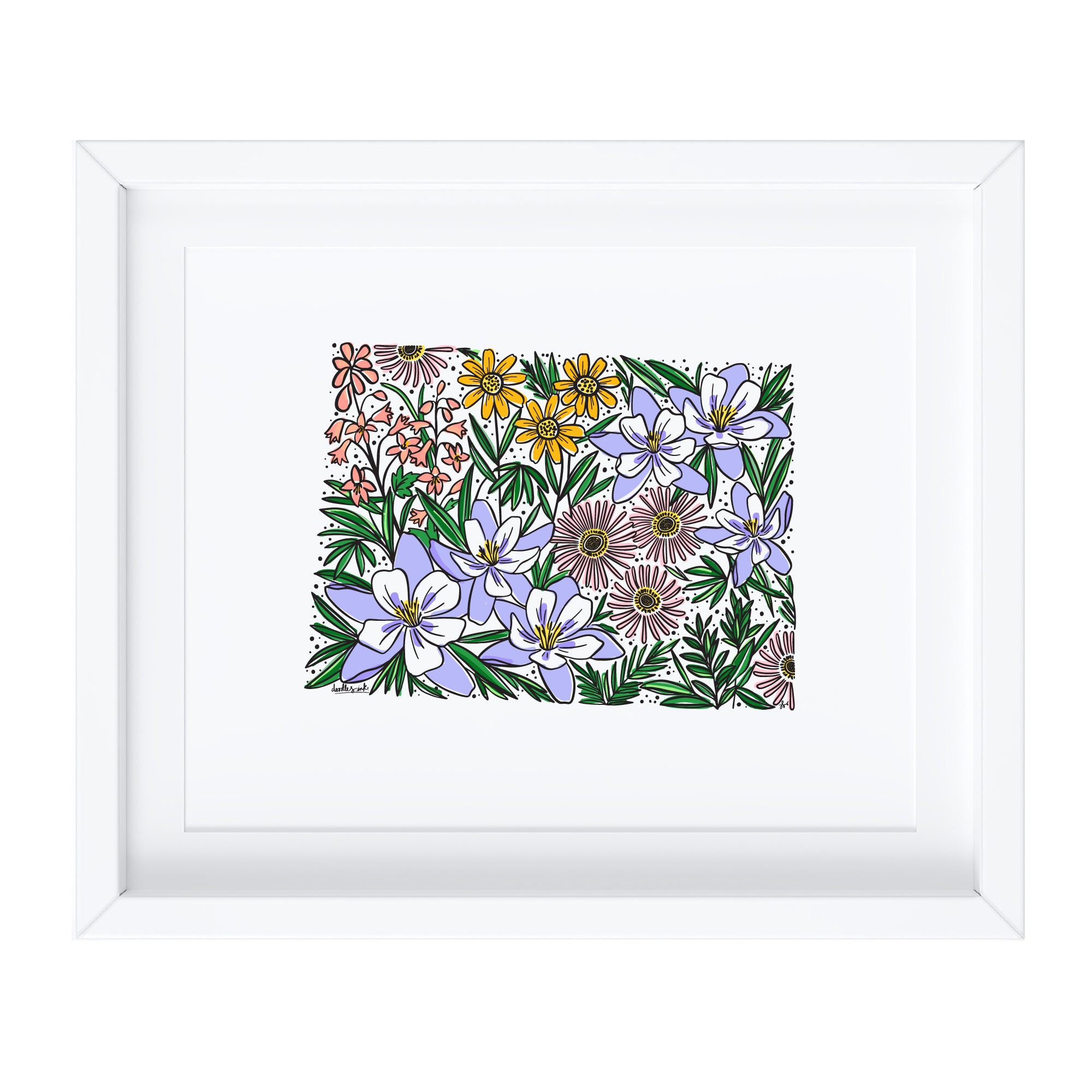 Colorado Wildflowers Art Print