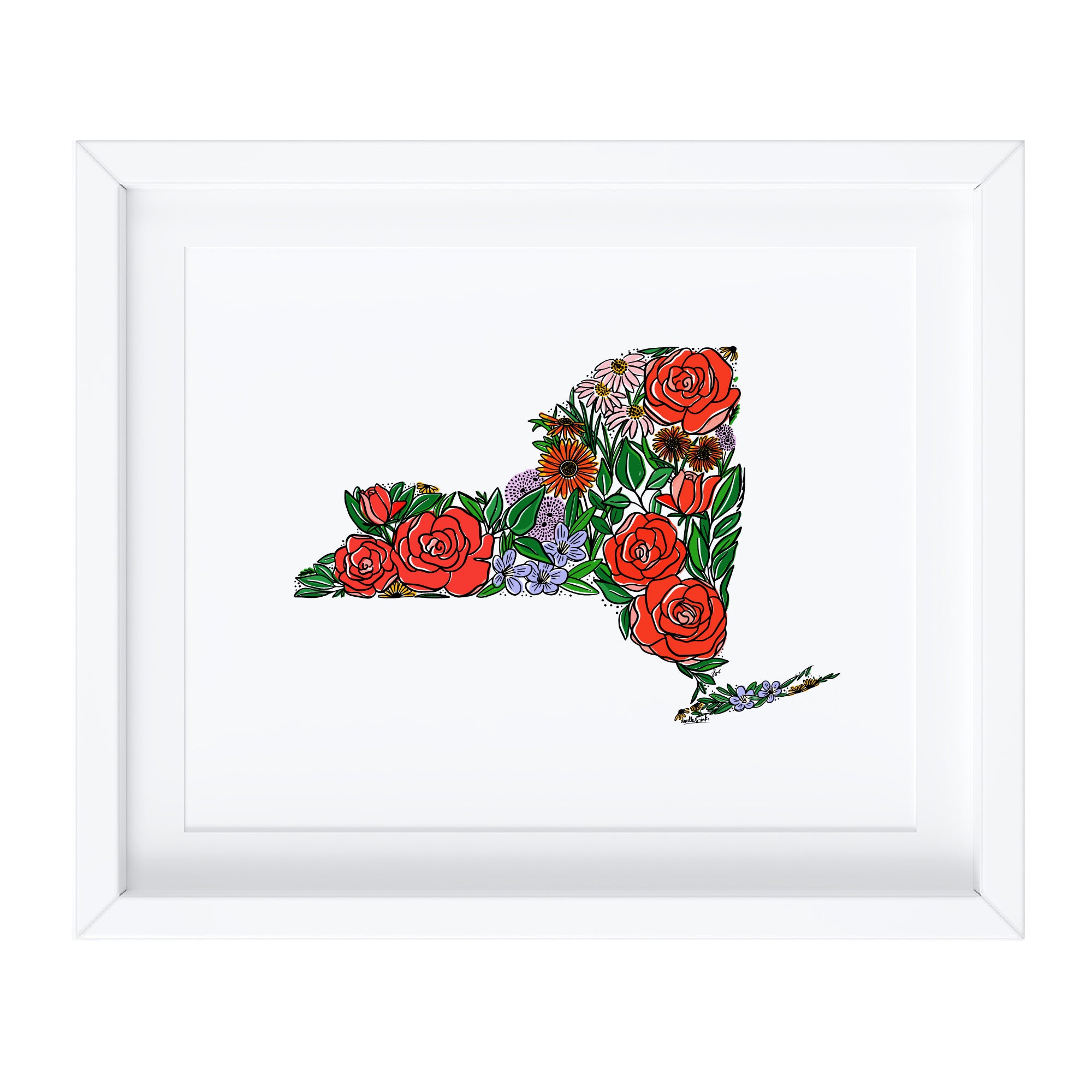 New York Wildflowers Art Print