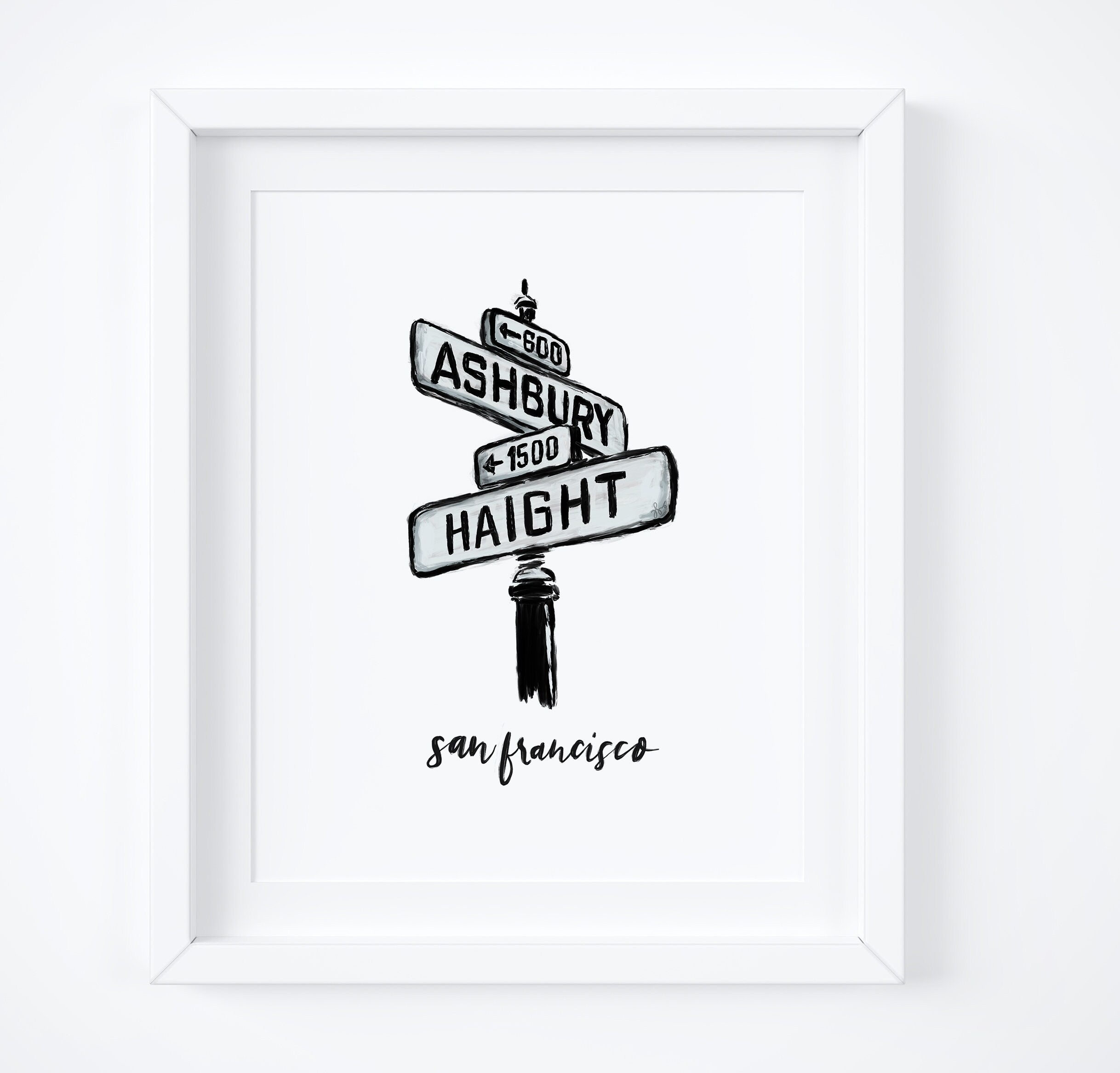 Haight Ashbury Print Golden Gate Park Art Print