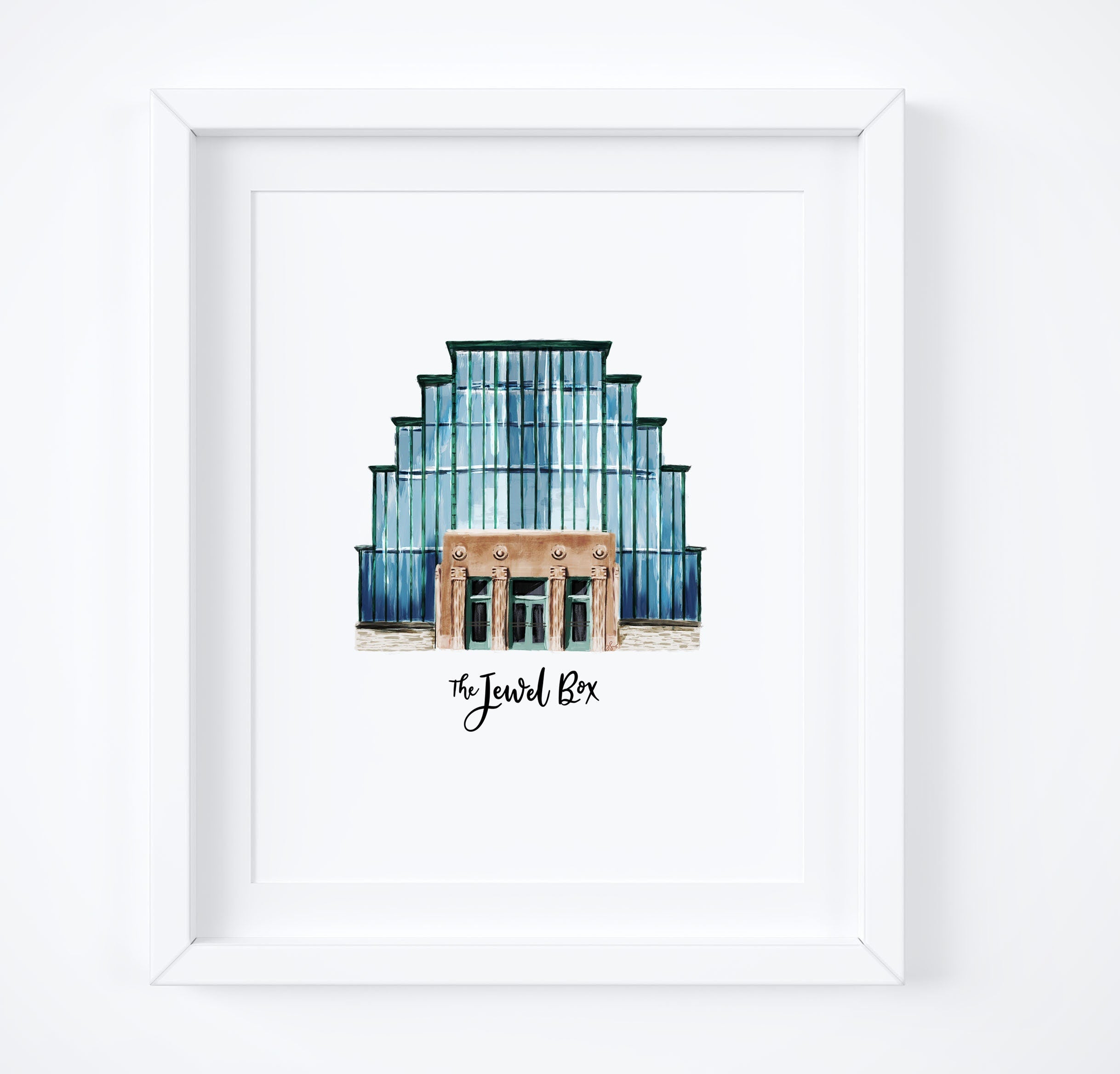 Jewel City Forest Park Art Print