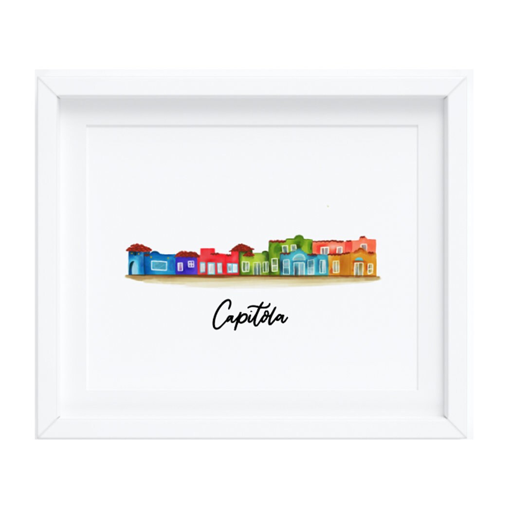 Capitola Santa Cruz Art Print