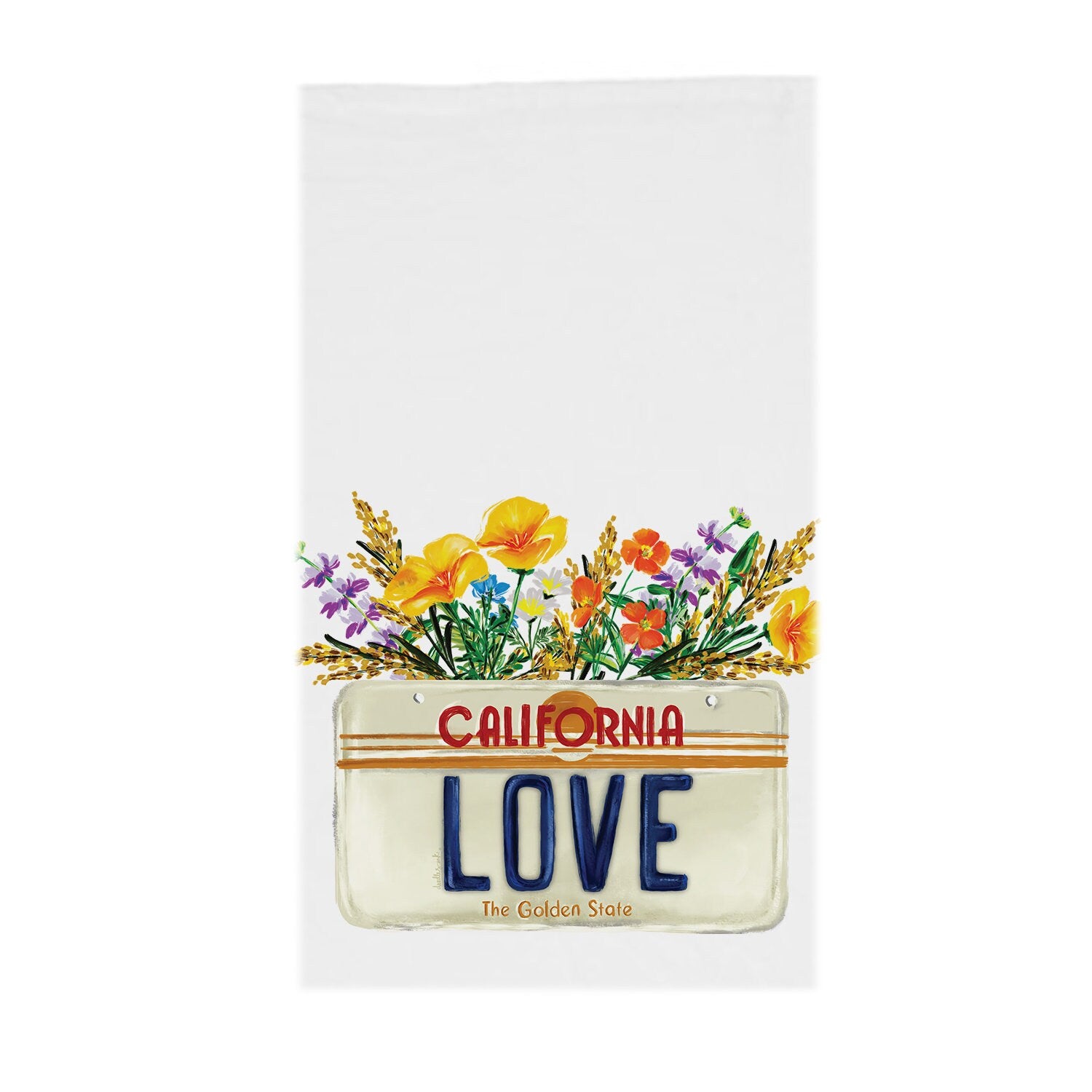 California Love Tea Towel