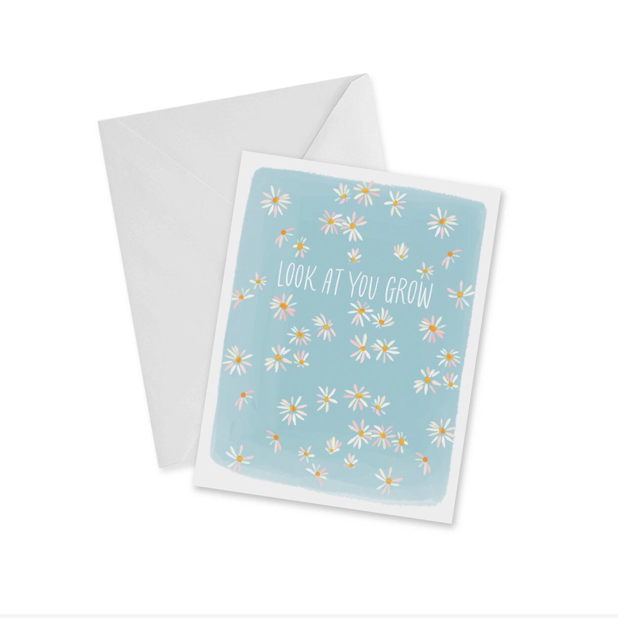 Look At You Grow Daisies Notecard