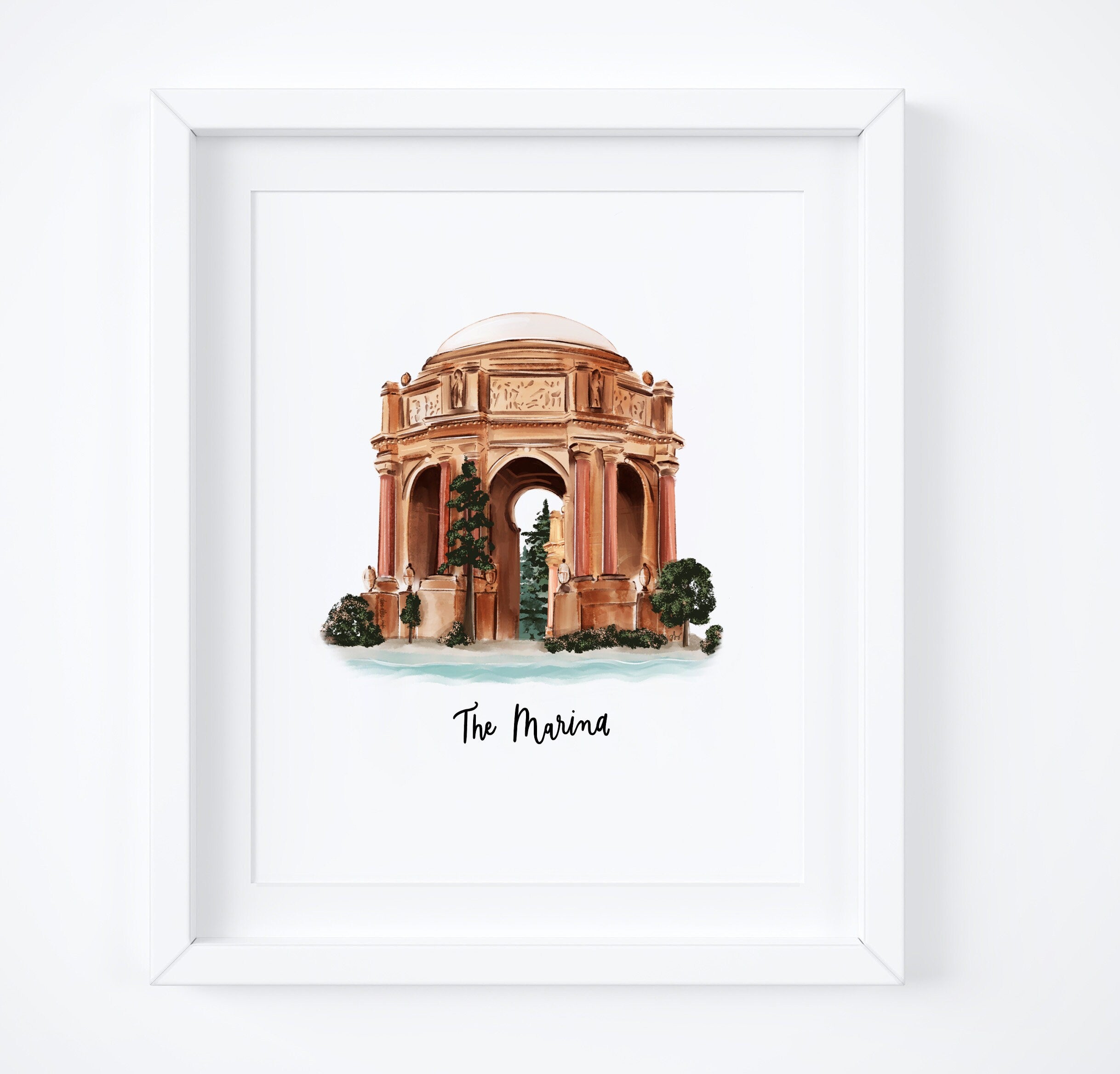 San Francisco Palace Of Fine Arts Art Print