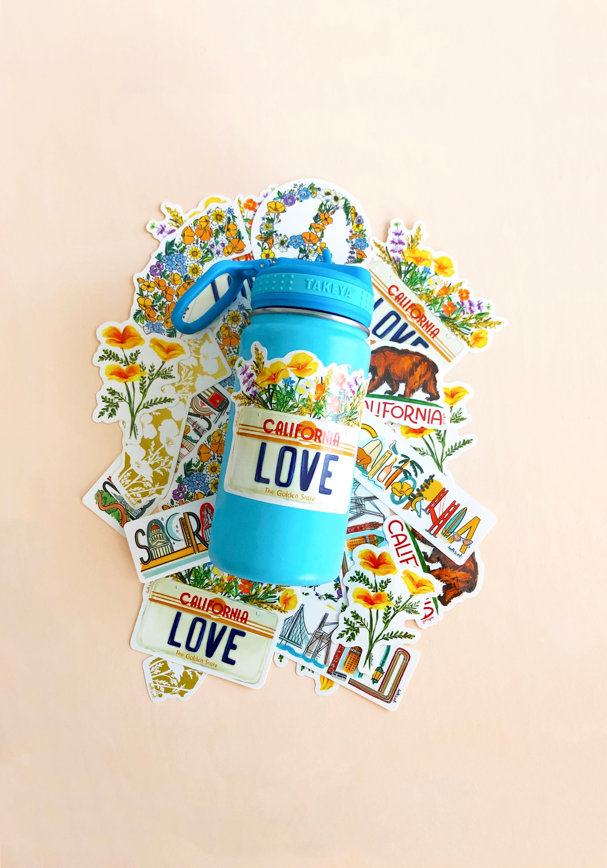 Sacramento Landmark Lettering Sticker