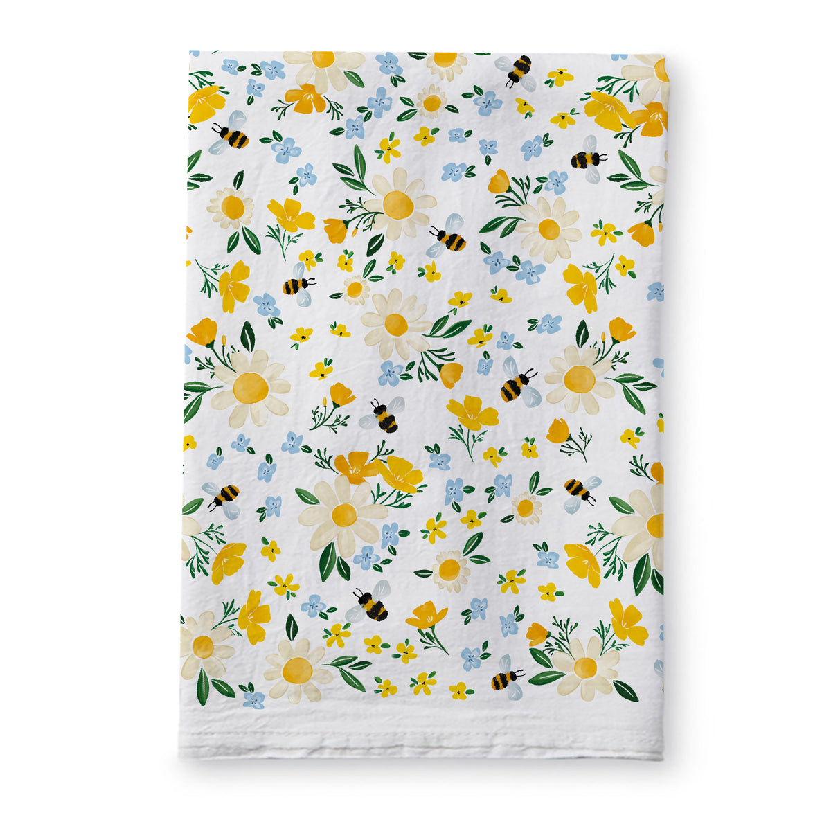 Bee-Utiful Blooms Tea Towel