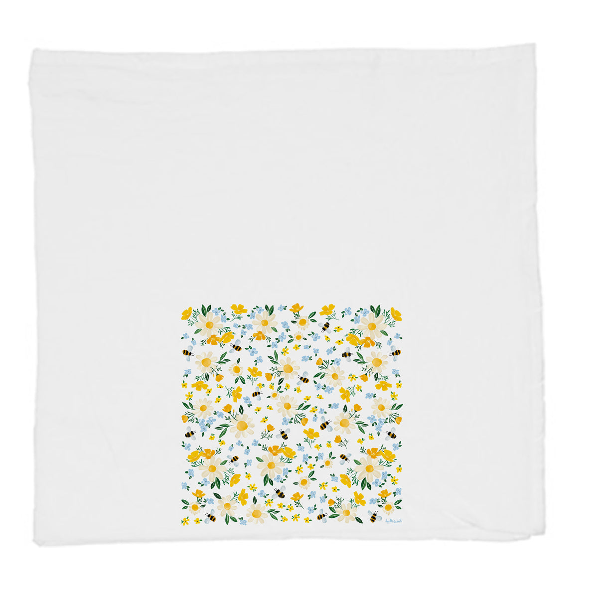 Bee-Utiful Blooms Tea Towel