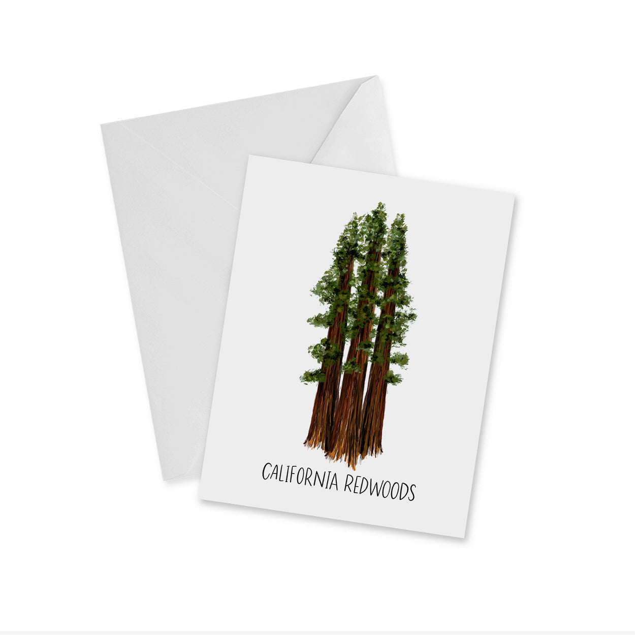 California Redwood Trees Notecard