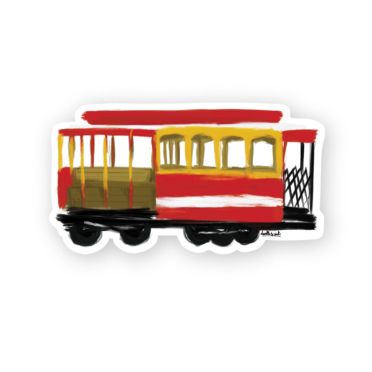 Cable Car Sticker