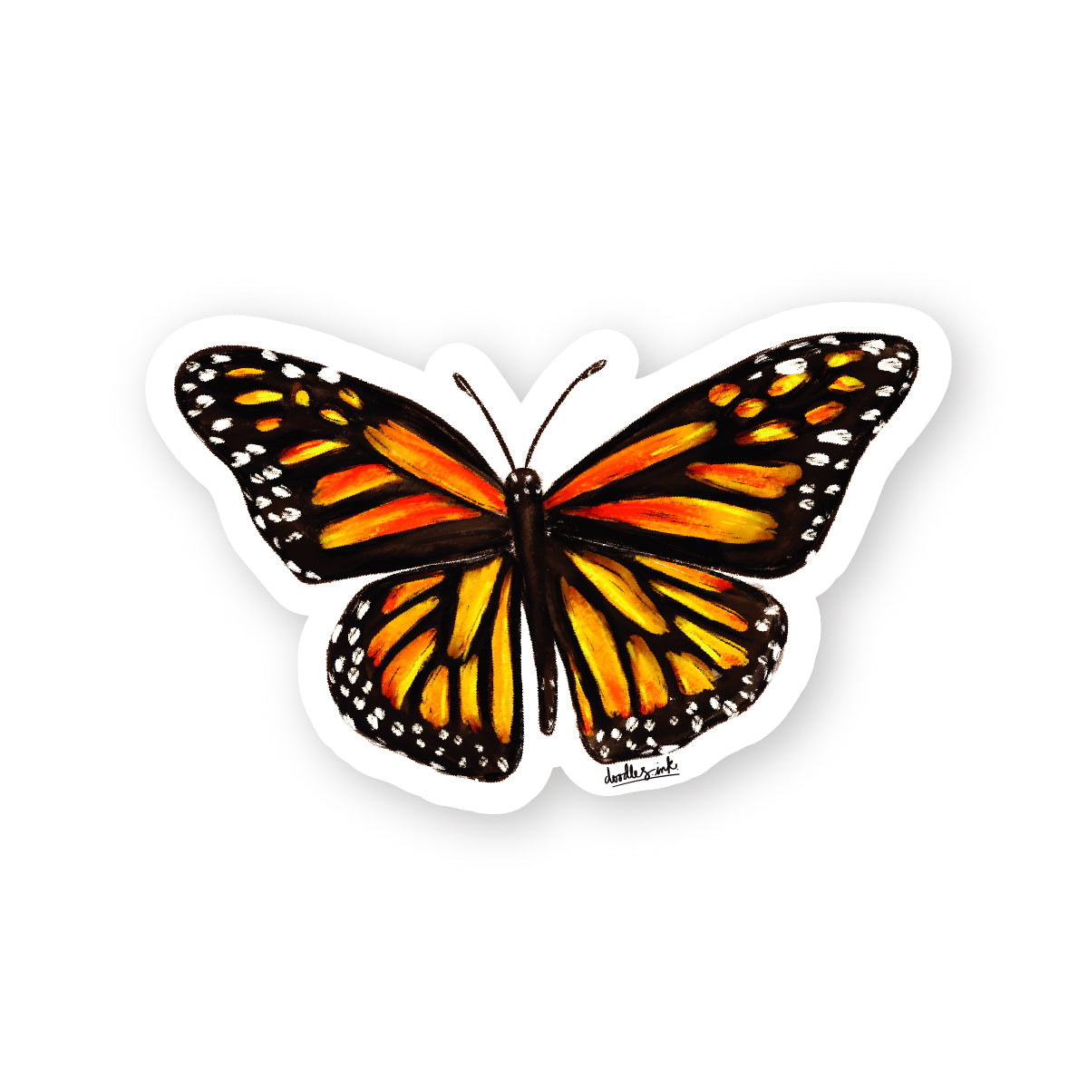 Monarch Sticker