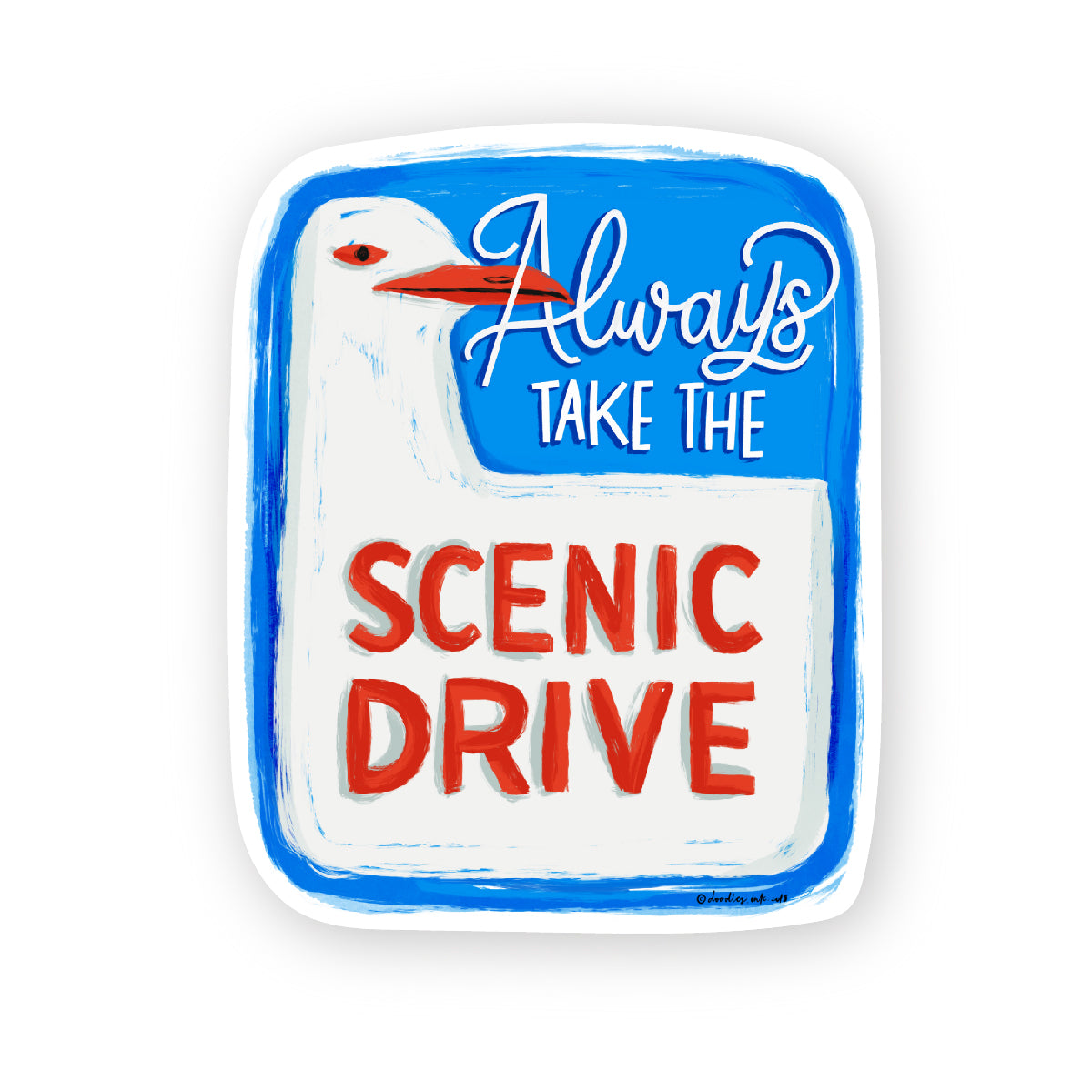 Scenic Drive Sticker