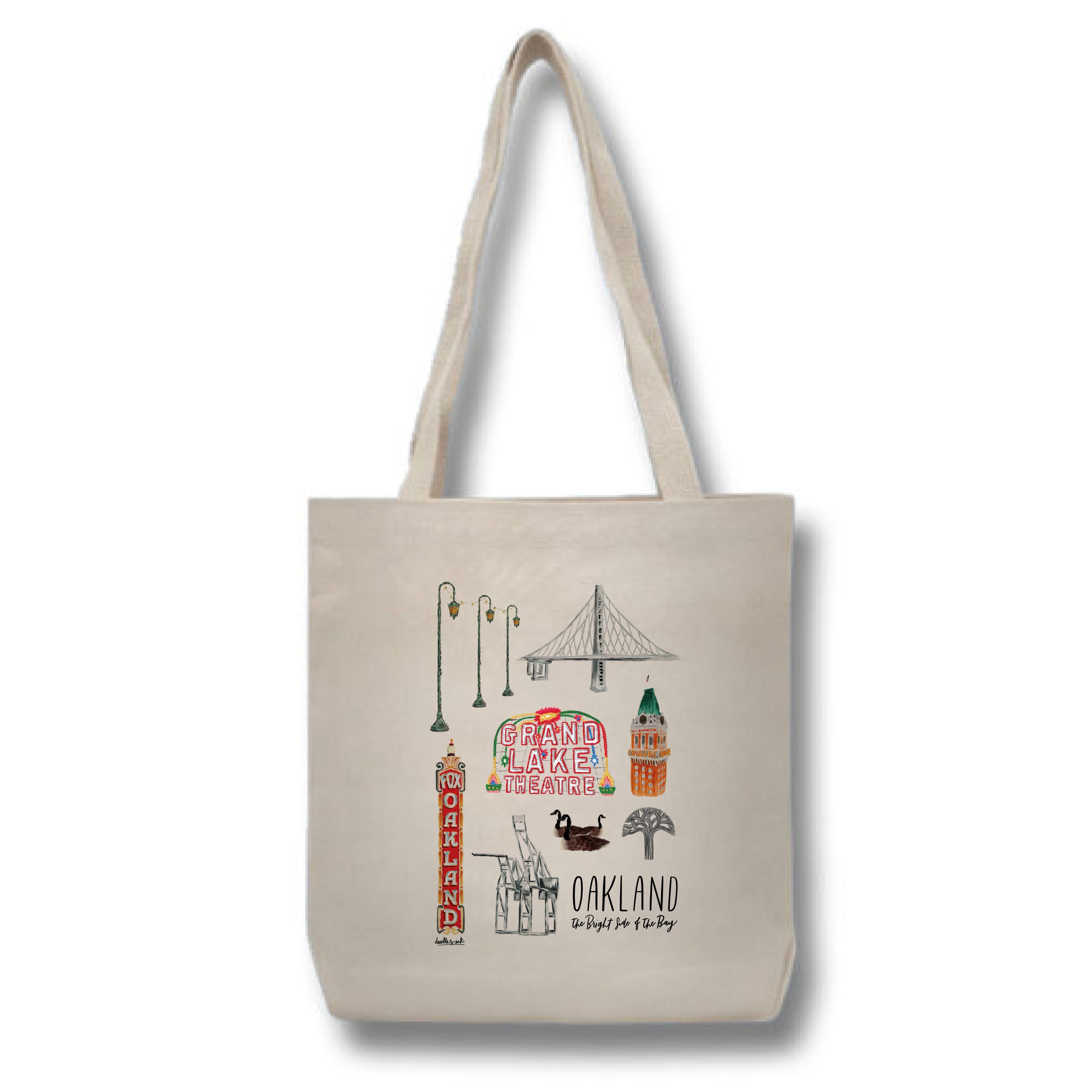 Oakland Collage Everyday Tote Bag
