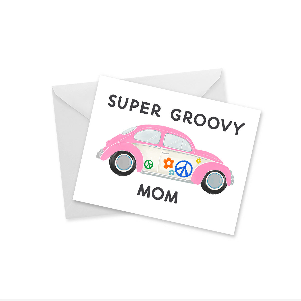 Super Groovy Mom - Notecard