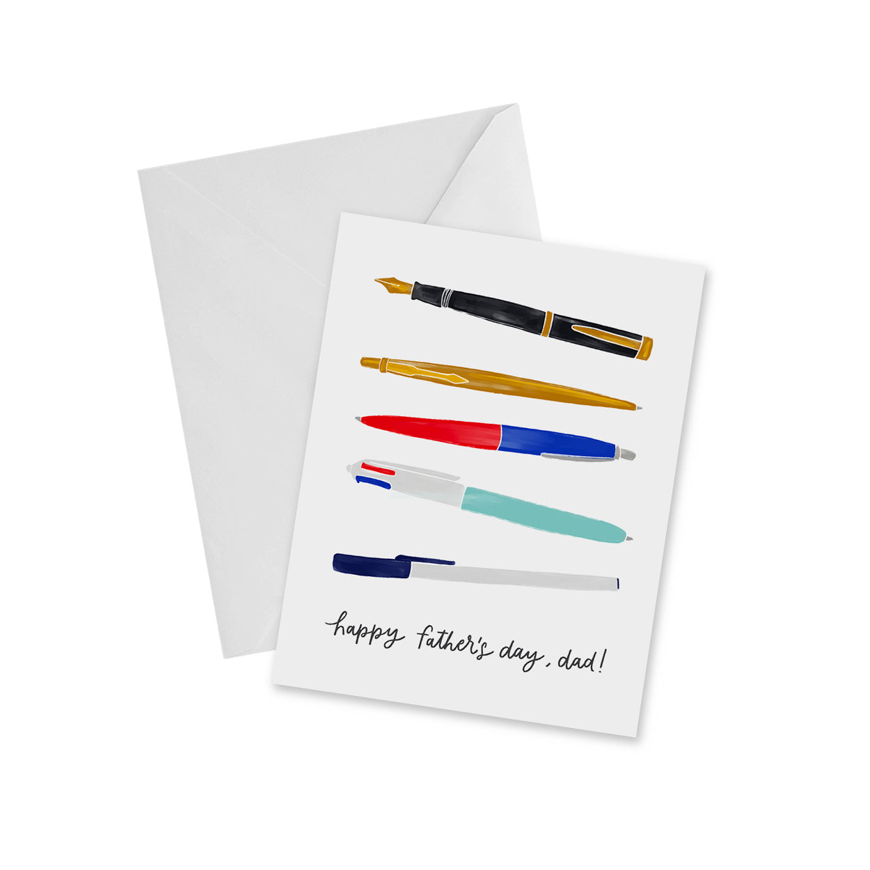 Happy Father's Day - Pen Collector - Notecard