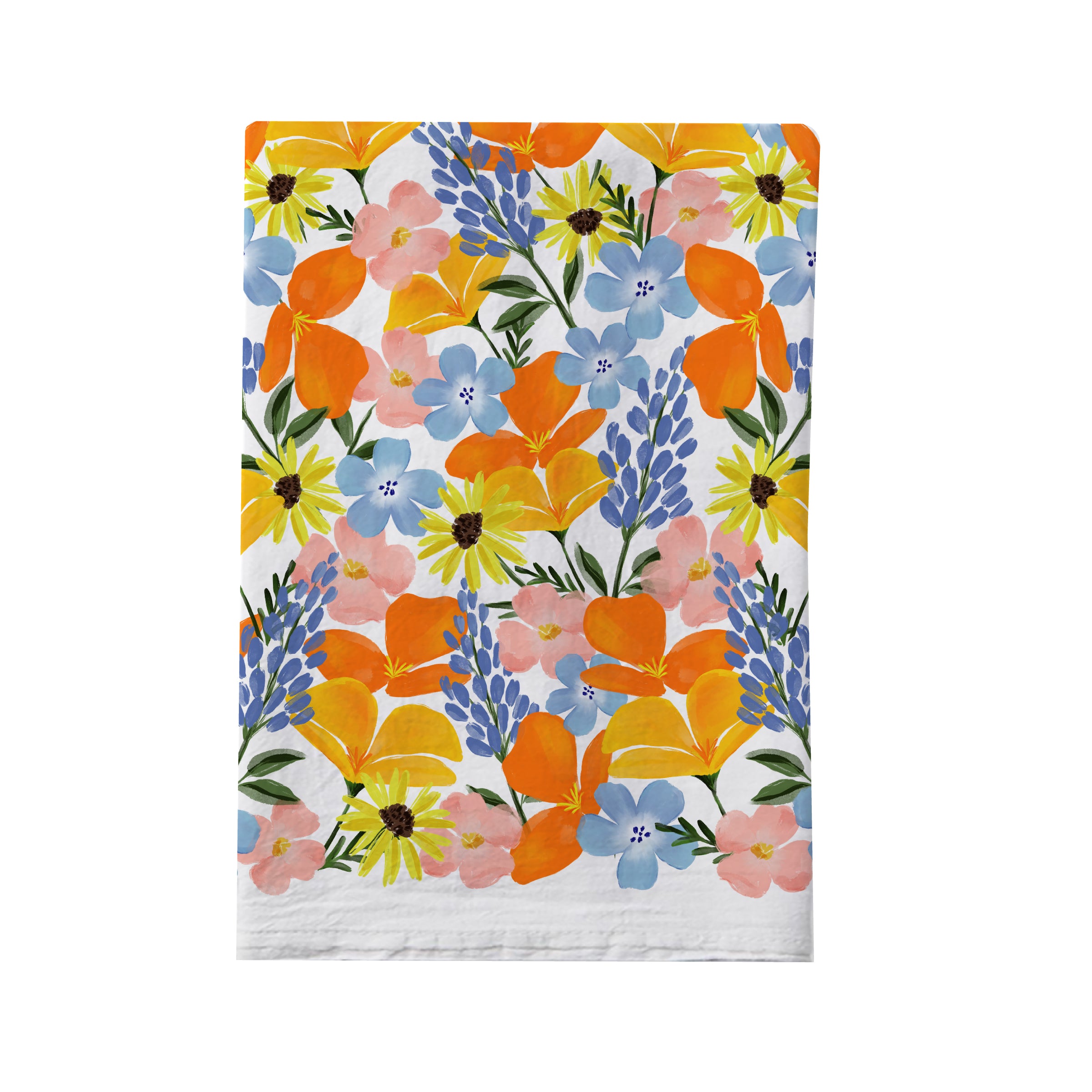 Native Blooms Flour Sack Tea Towel