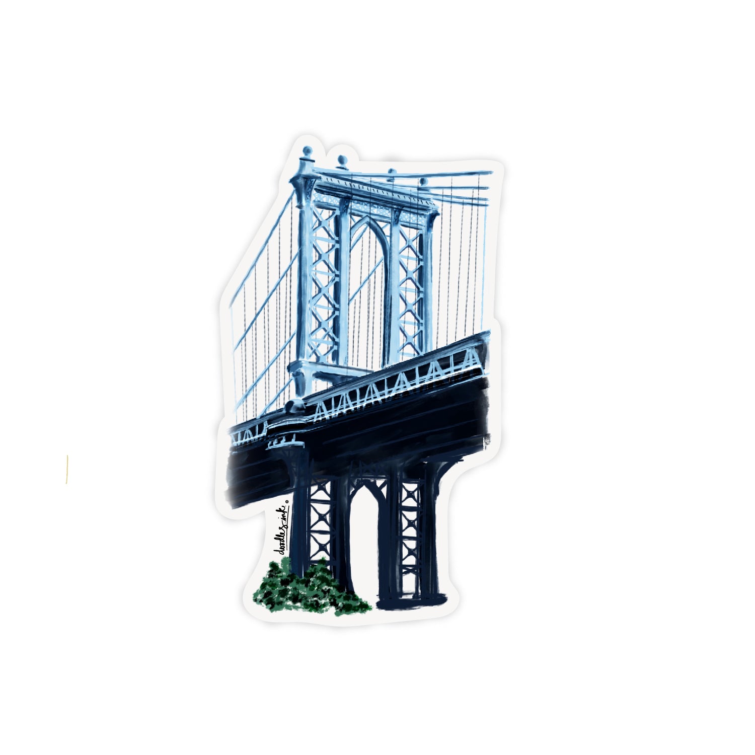 Manhattan Bridge Sticker