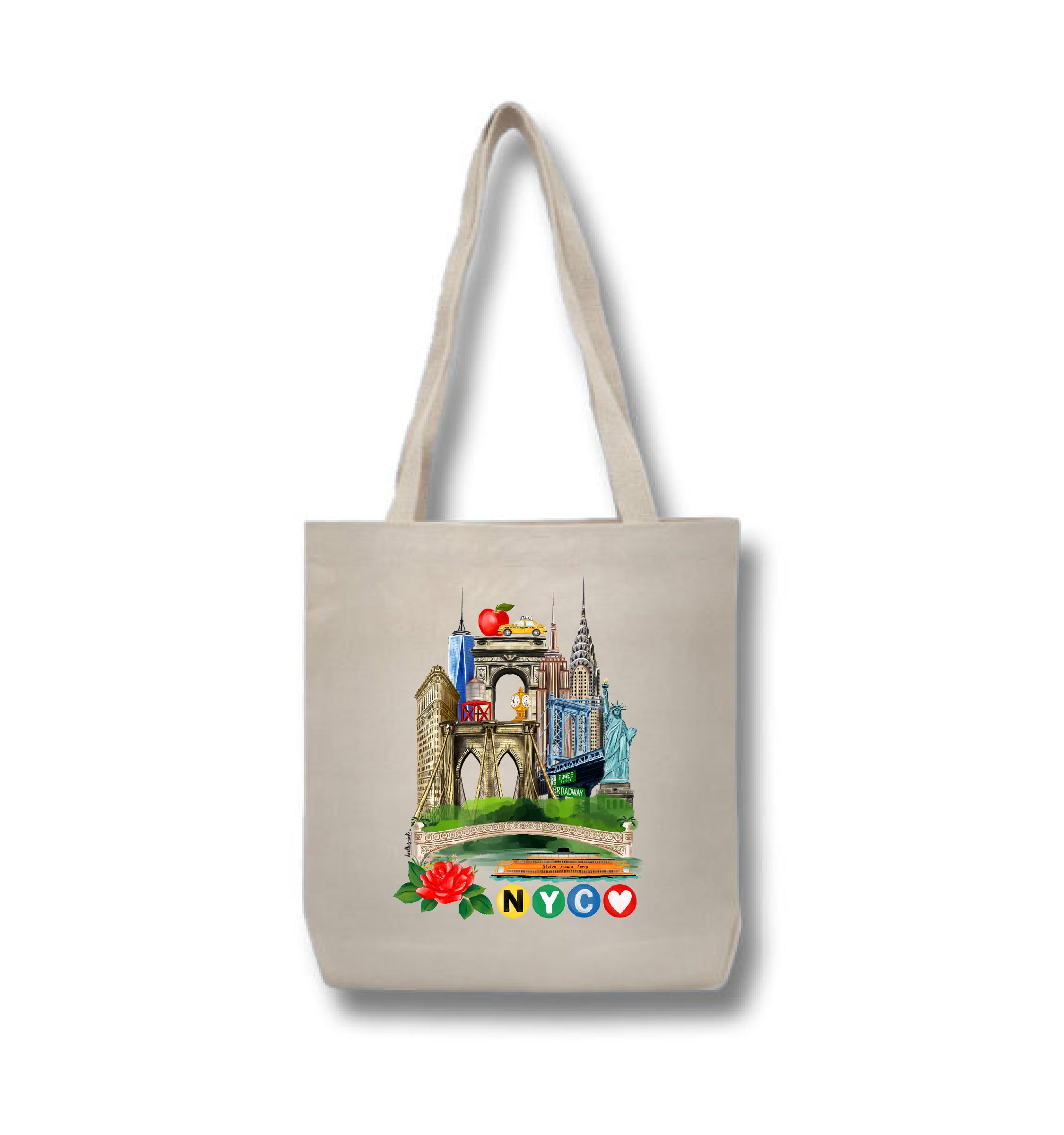 New York Cityscape Tote Bag