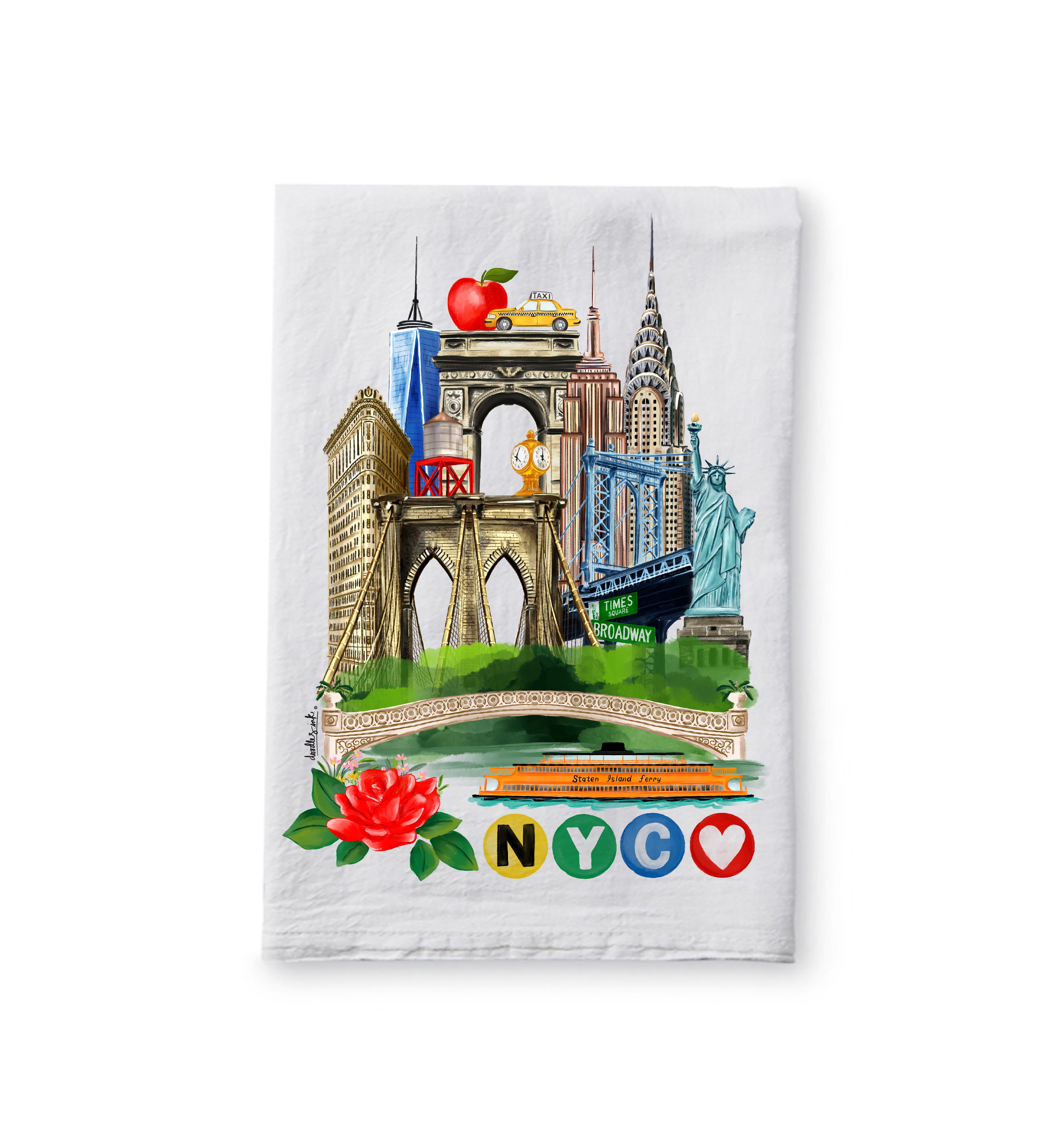 NYCityscape Tea Towel