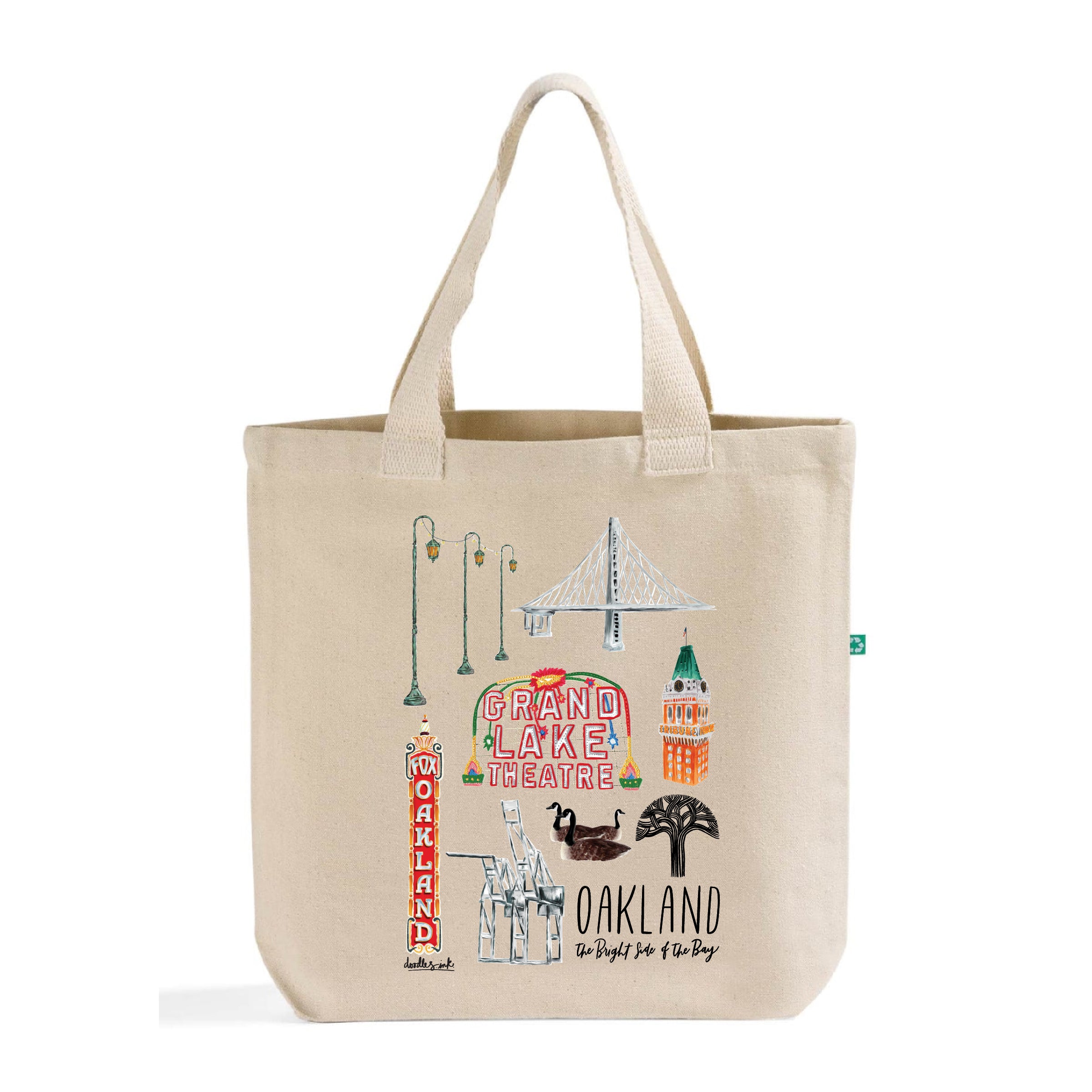 Oakland Collage Everyday Tote Bag