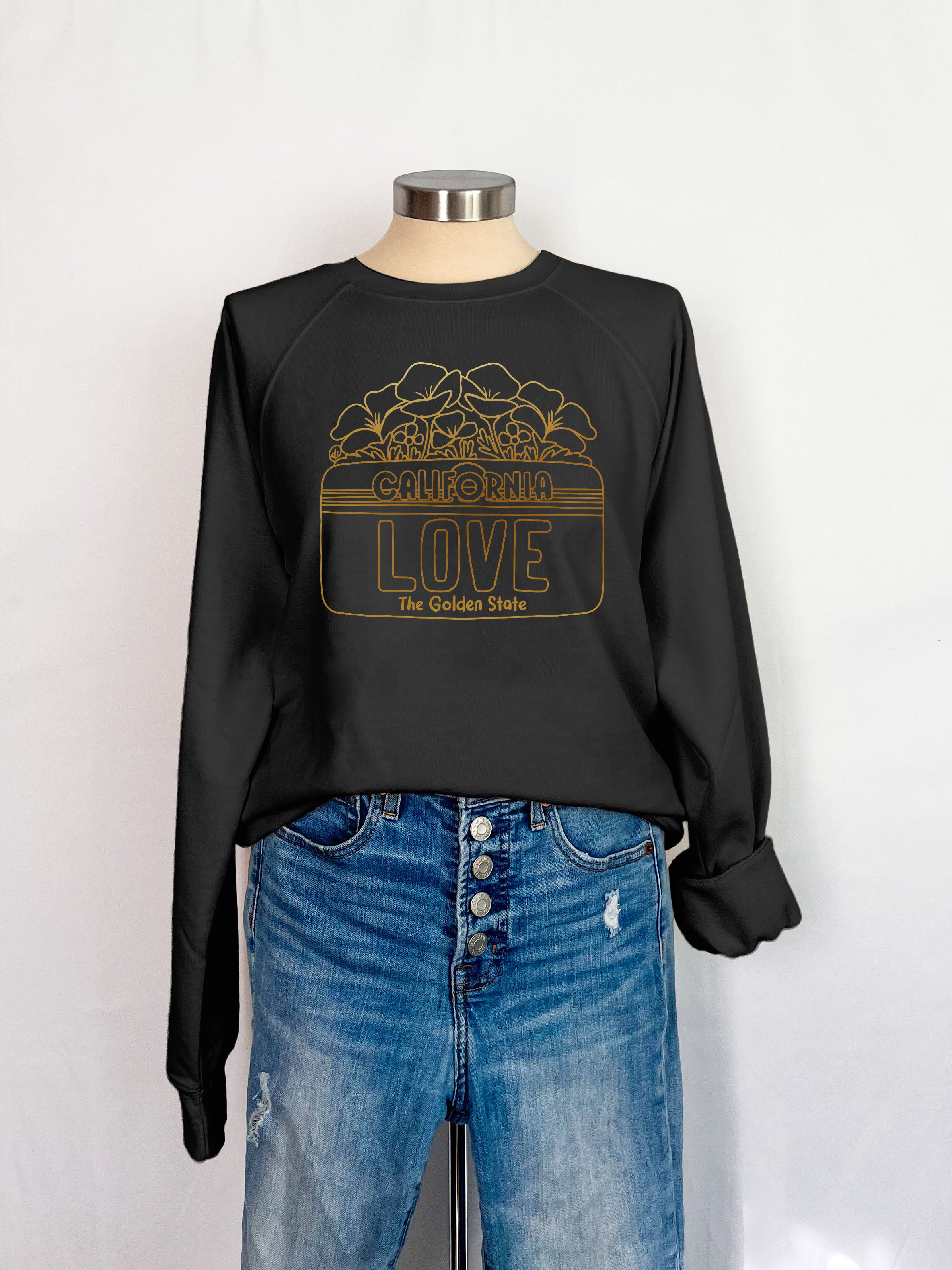 California shop love sweater