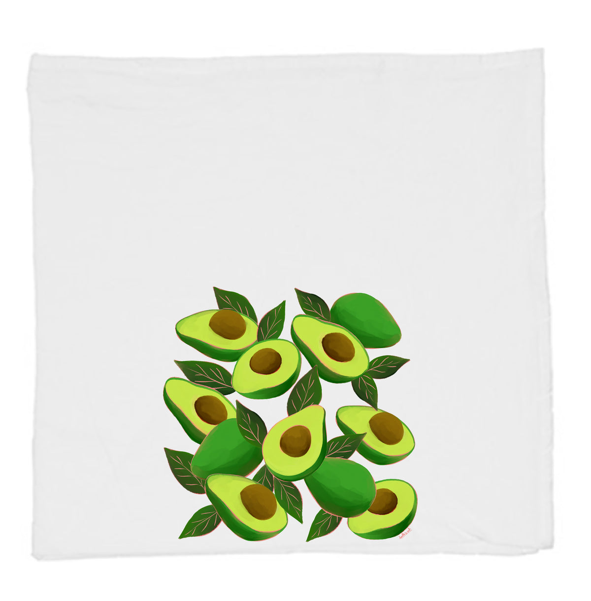 Avocados Flour Sack Tea Towel