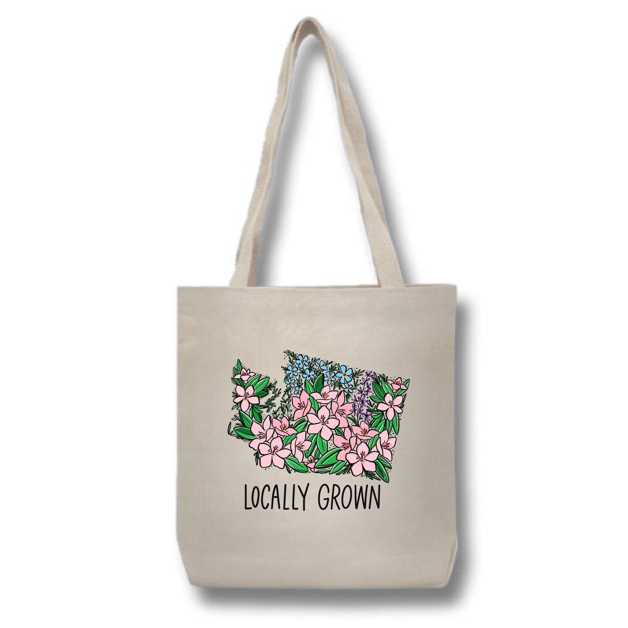 Washington Locally Grown Everyday Tote Bag