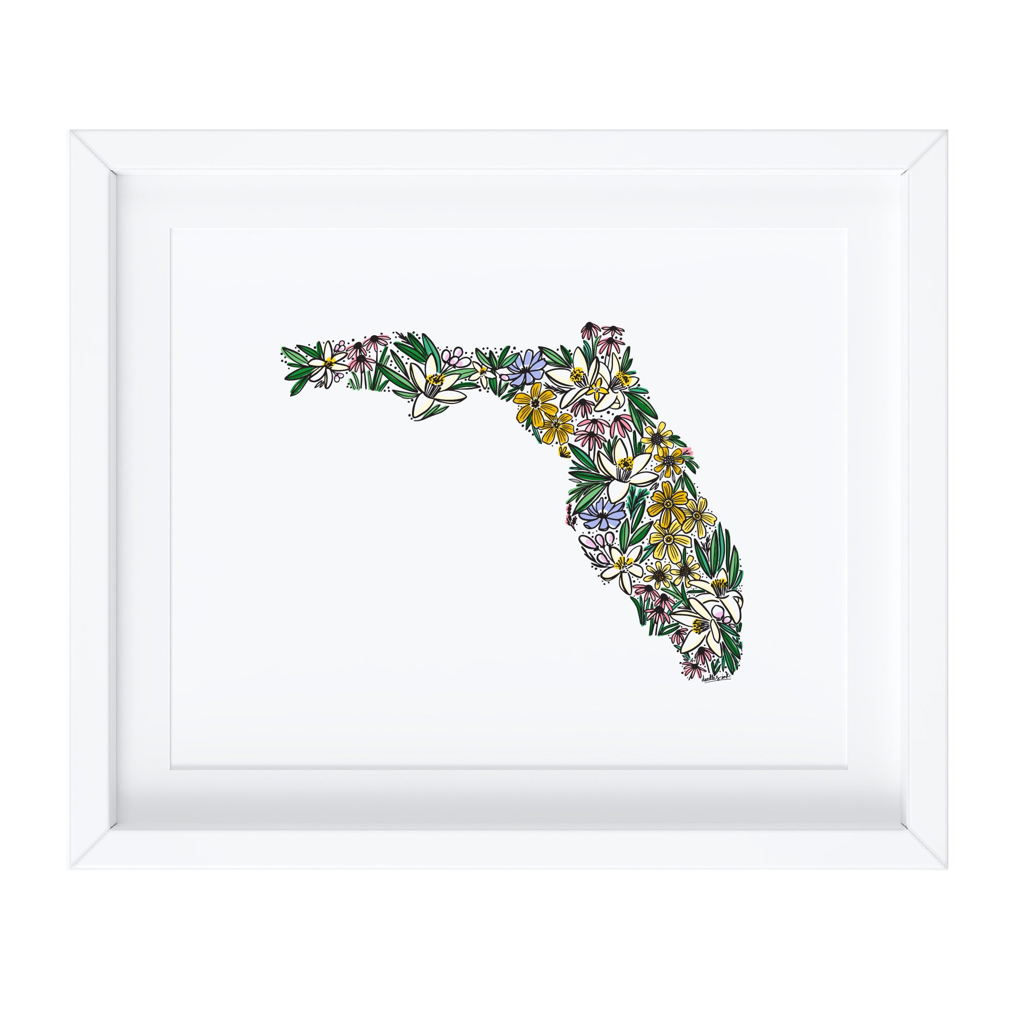 Florida Wildflowers Art Print