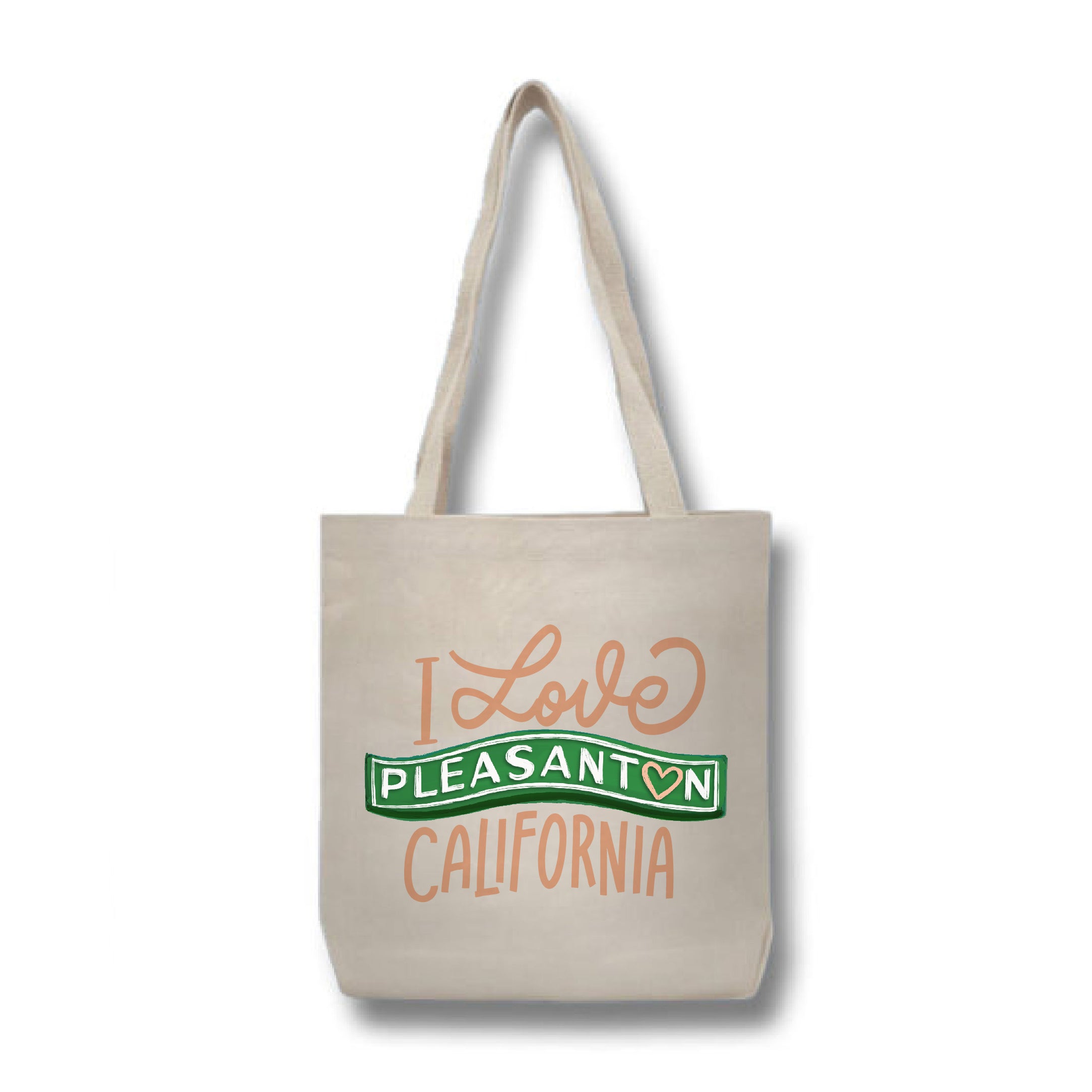 I Love Pleasanton California Tote Bag