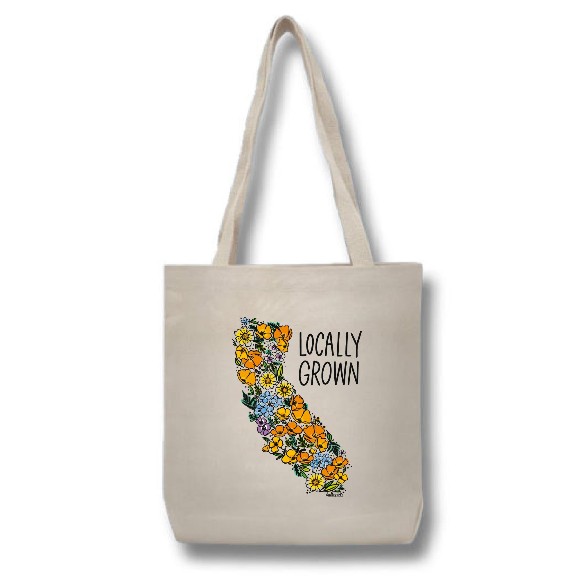 California Locally Grown Everyday Tote Bag