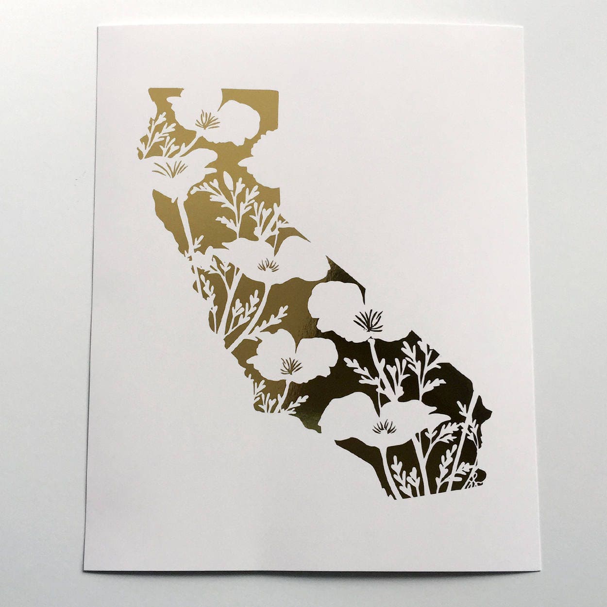 Golden State Poppy Art Print