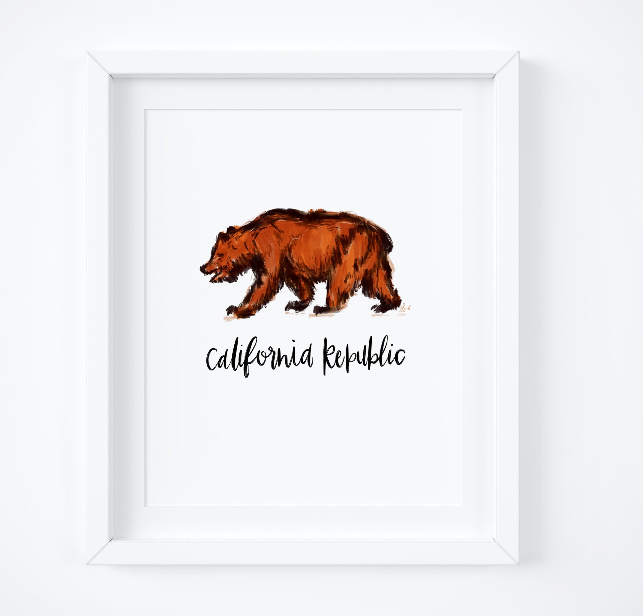 California Bear  San Francisco Wall Art